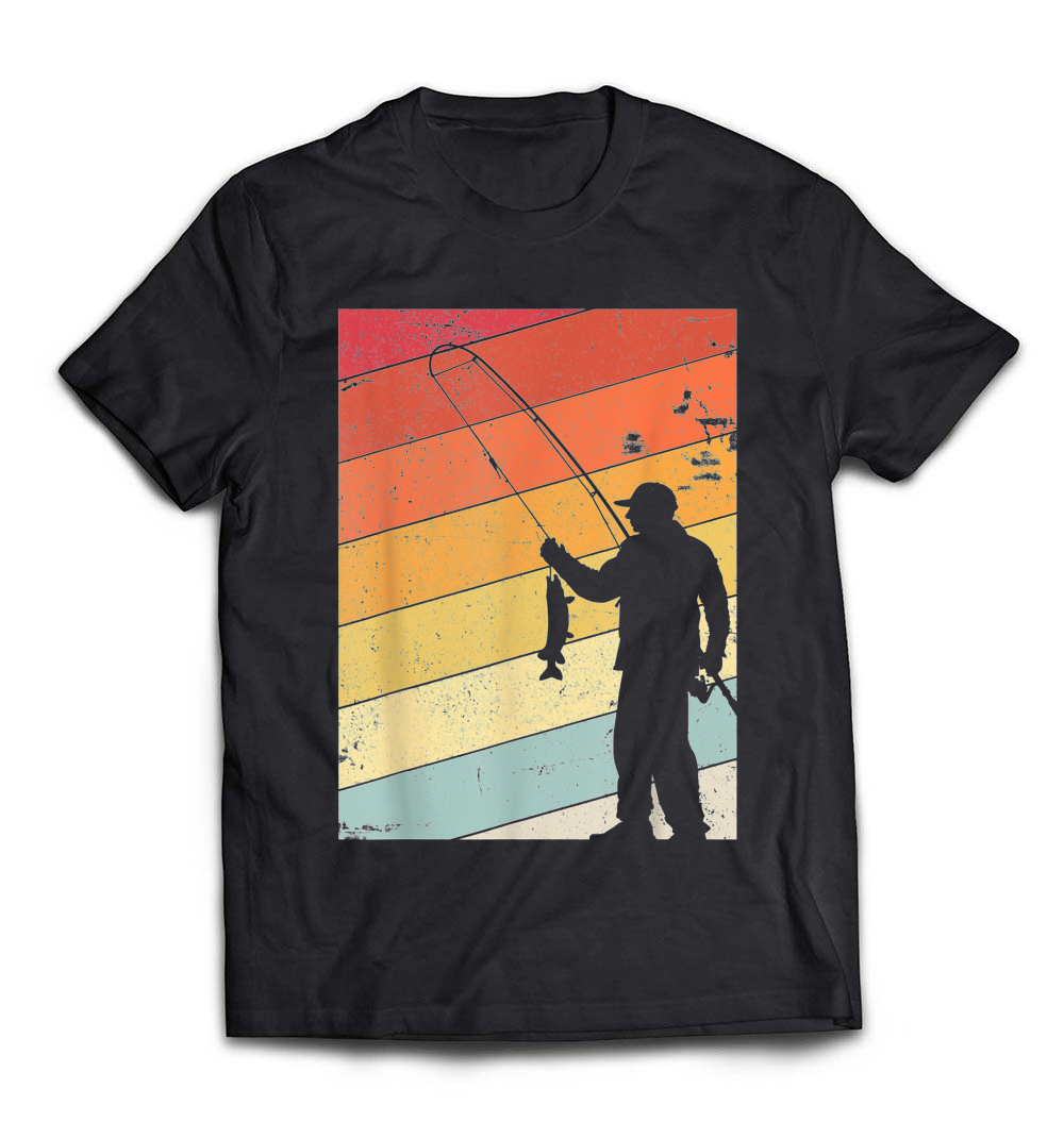 Retro Style Fishing Shirt: A Classic Tee for Passionate Anglers